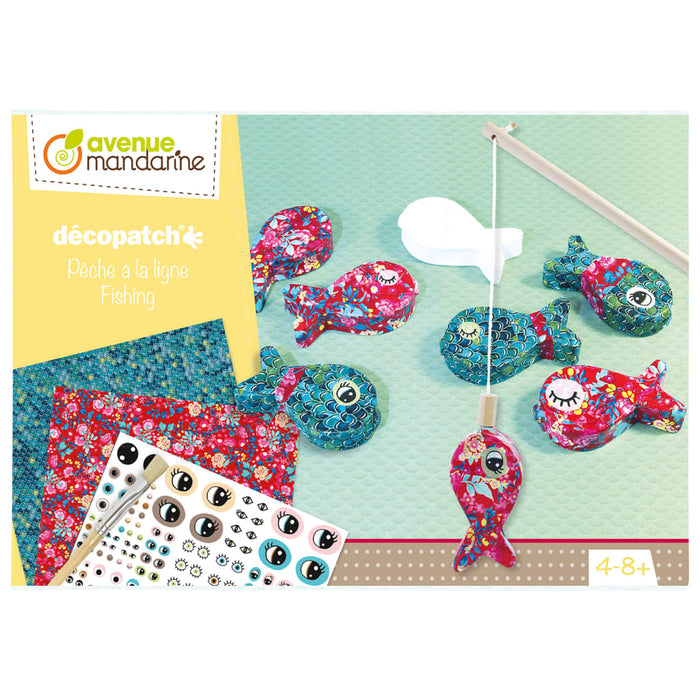 Avenue Mandarine Cofanetto Creativo Decopatch Fishing Game 444561