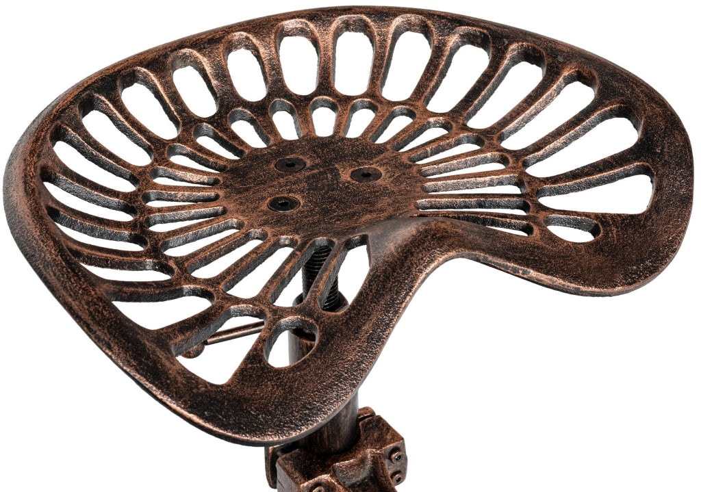 Set 2 Sgabelli Bar industriali Butch In Ghisa bronzo