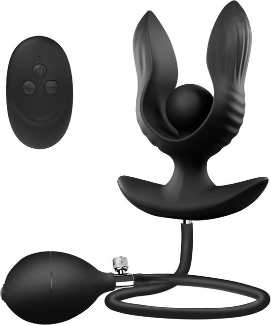 Plug anali espandibile con 10 modalità di vibrazione stimolatore G-spot massaggiatore prostatico plug anale adattabile giocattolo anale silicone uomo diventa giocattolo umano