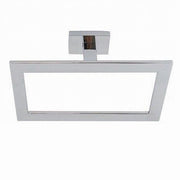 Trade Shop - Anello Porta Asciugamano Moderno Fissaggio A Parete Accessorio Bagno Cubo 87216 -