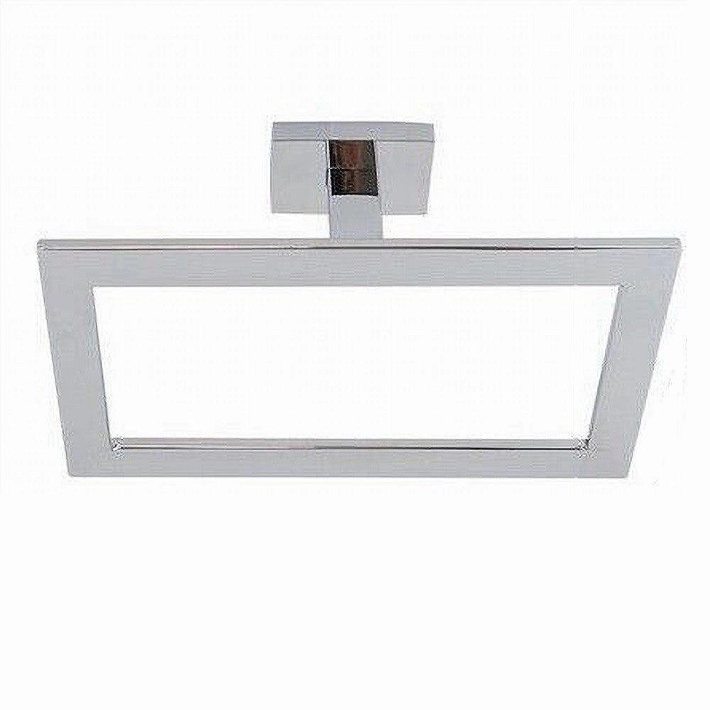 Trade Shop - Anello Porta Asciugamano Moderno Fissaggio A Parete Accessorio Bagno Cubo 87216 -