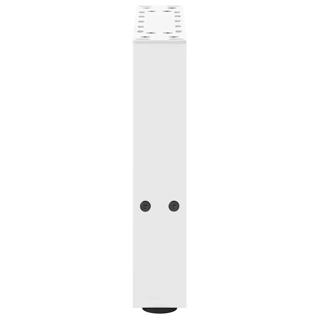 Gambe per Tavolino da CaffÃ¨ Bianche 2 pz 40x(30-31) cm Acciaio