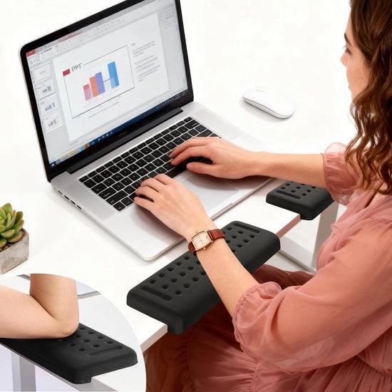 Sostegno per braccio ergonomico regolabile - Supporto per polso antiscivolo - Sostegno comodo - Materiale ad alta densità - Materiale respirabile