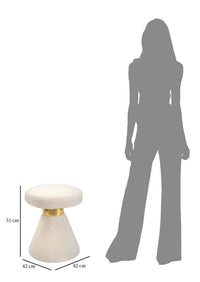 Tavolinetto Iceland Ø 42x51 cm in Legno