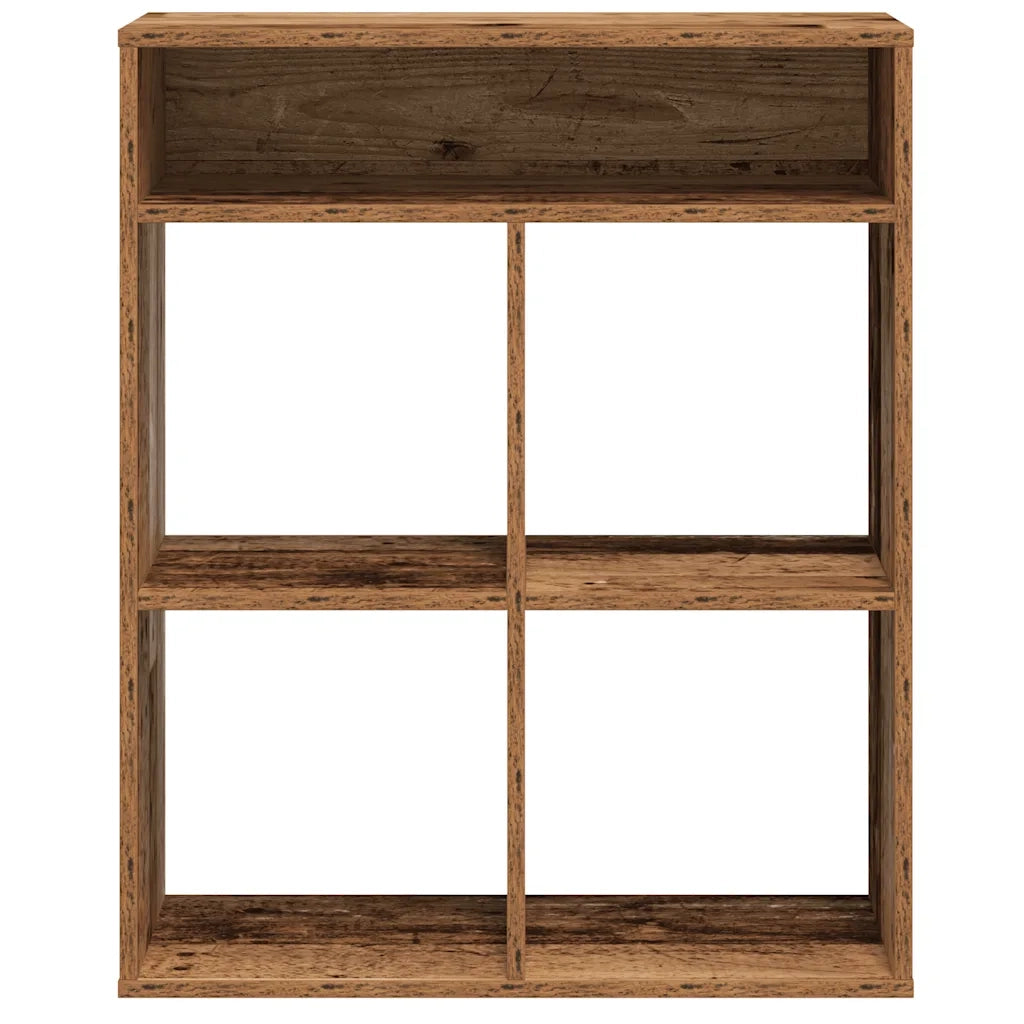 Libreria Legno Antico 66x31x80 cm in Legno Multistrato