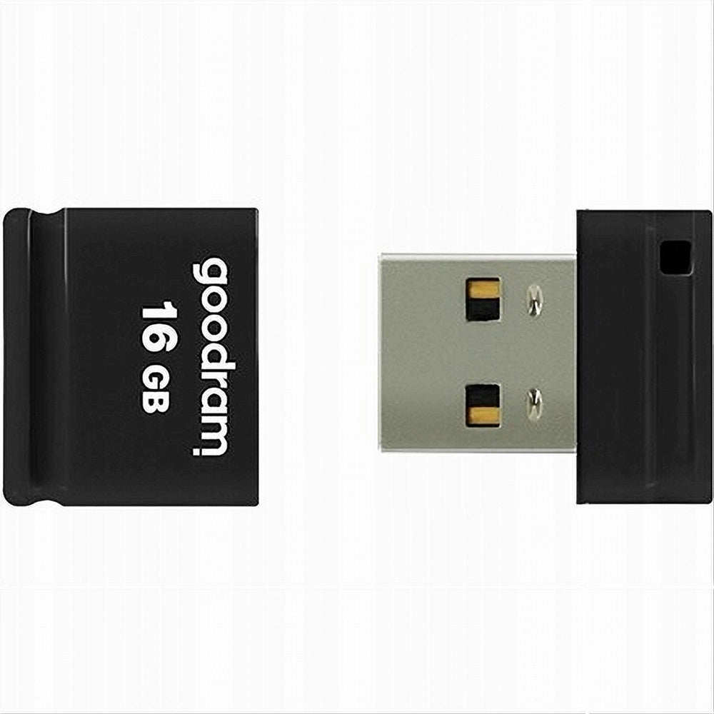 Trade Shop - Nano Pendrive Chiavetta Di Memoria Usb Tipo A Upi2 16 Gb Usb 2.0 Nera Upi2-16gb -