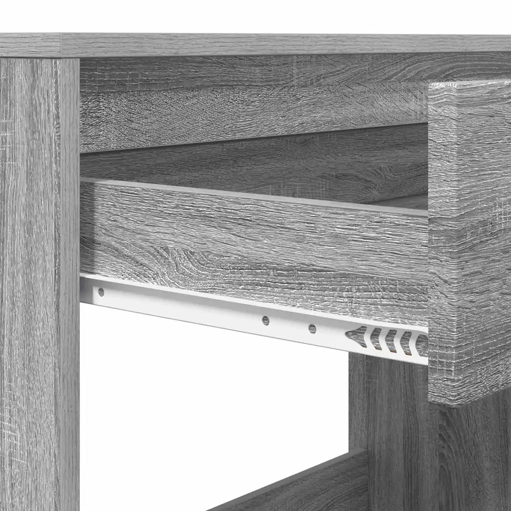 Scrivania Sonoma grigia 100 x 50 x 78 cm Legno ingegnerizzato