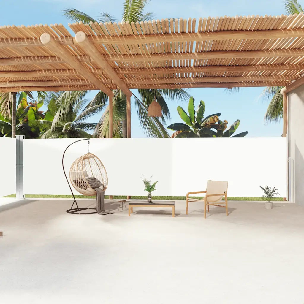 Tenda da Sole | Tenda parasole Laterale Retrattile Crema 180x1200 cm