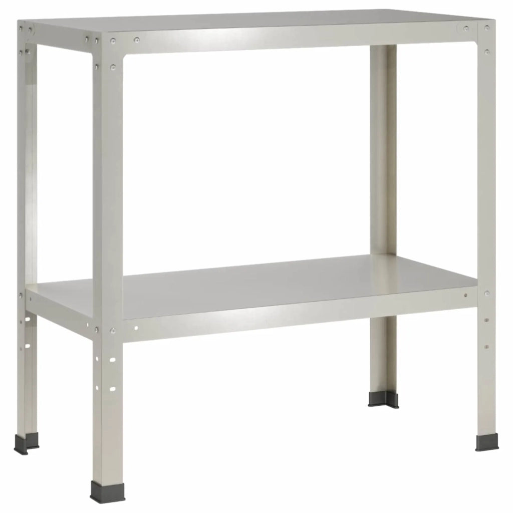 Tavolo da rinvaso 60 x 40 x 80 cm Acciaio Inox Argento 8014873