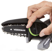 Potatore a Batteria 12 V Verdemax PE12 Lama 11,2 cm con Batteria e Ricarica Rapida