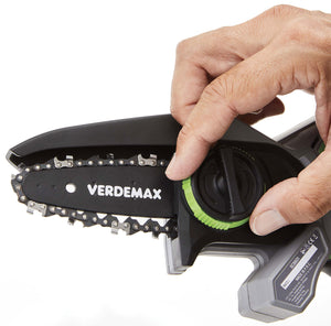 Potatore a Batteria 12 V Verdemax PE12 Lama 11,2 cm con Batteria e Ricarica Rapida