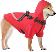 Reggiseno per cani riflettente e traspirante con cappuccio, impermeabile e leggero