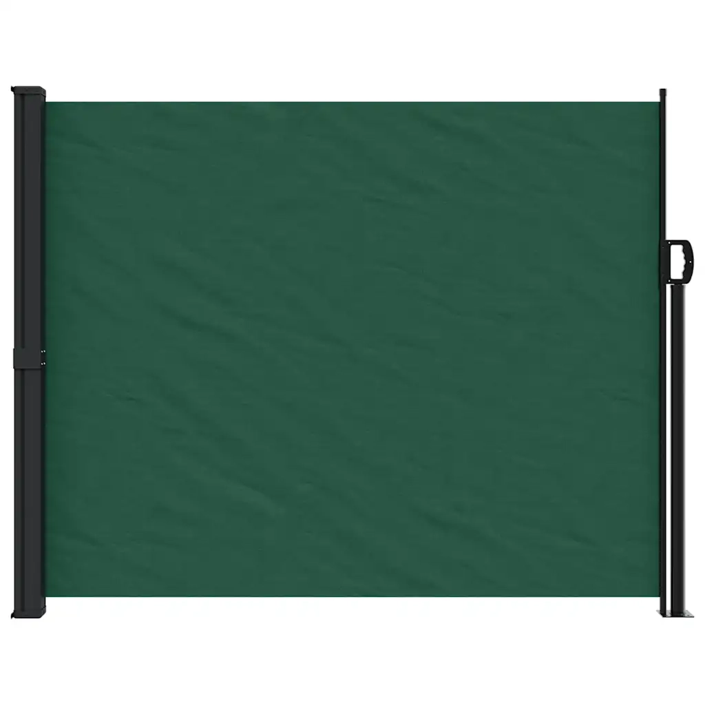 Tenda da Sole Laterale Retrattile Verde Scuro 160x300 cm 4004320
