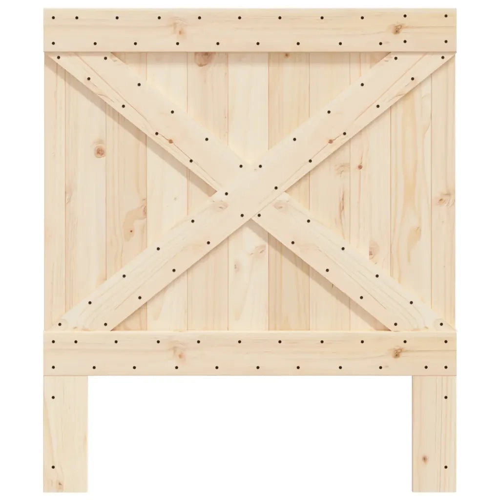 Testiera 90x104 cm in Legno Massello di Pinocod mxl 107383