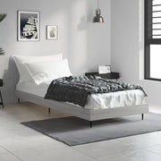 Giroletto-Struttura Letto Grigio Sonoma 75x190 cm in Legno Multistrato 553807