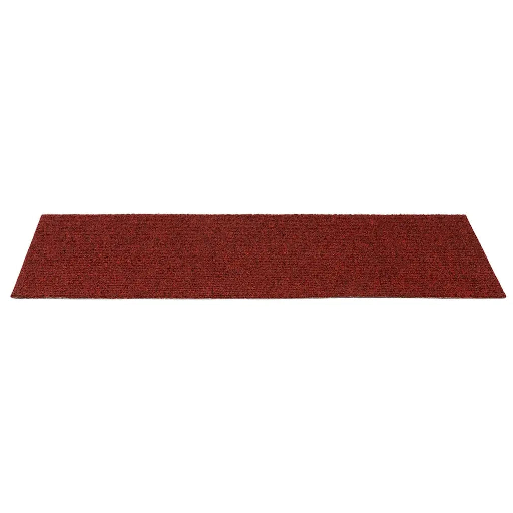 Tappetini per Scale Autoadesivi 30pz Rossi 60x25cm Rettangolare