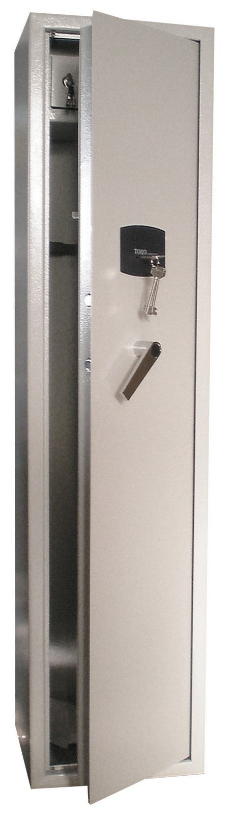 armadio x fucili 5 posti con tesoretto portamunizioni cm.35x30x145h cod:ferx.3610