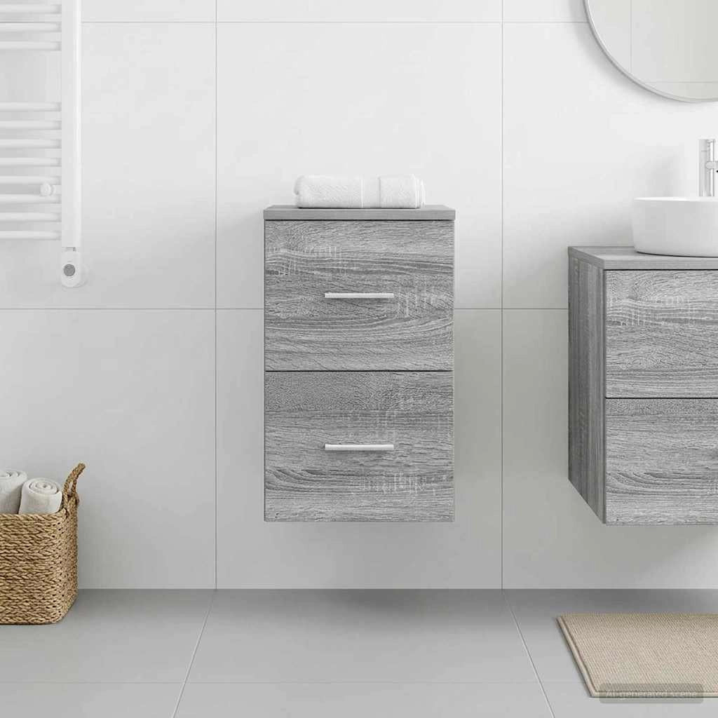 Armadio Bagno In-between Sonoma grigio 30 x 44,5 x 50 cm 890379