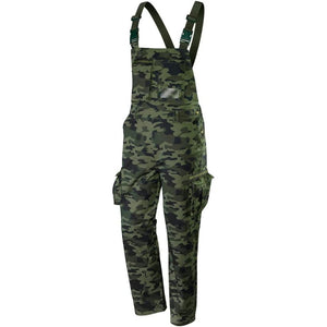Topex 81-241-xl salopette da lav ro camo 65% cotone + 35% poliest