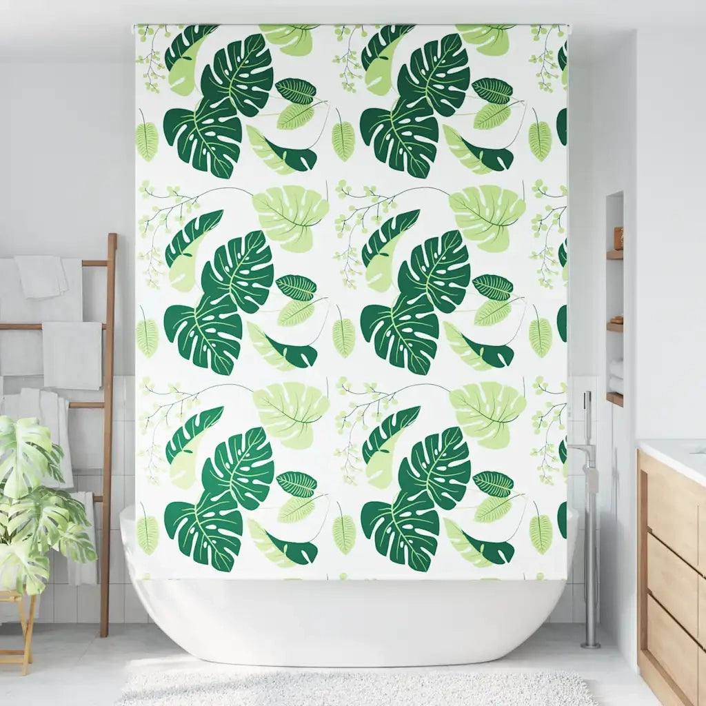 Tenda a Rullo Doccia 160x240 cm Larghezza Tessuto 156 cm 4014853