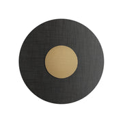 Solaris Applique da Parete Oro con Paralume Antracite 12W 3000K CRI90 IP20 - Rossini Group, Illuminazione LED di Design per Interni