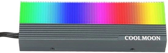 M.2 2280 SSD Radiatore RGB - Efficienza del raffreddamento - Formato 2280 - Piastra termica - Estensione della durata - Modello compatibile con 2280