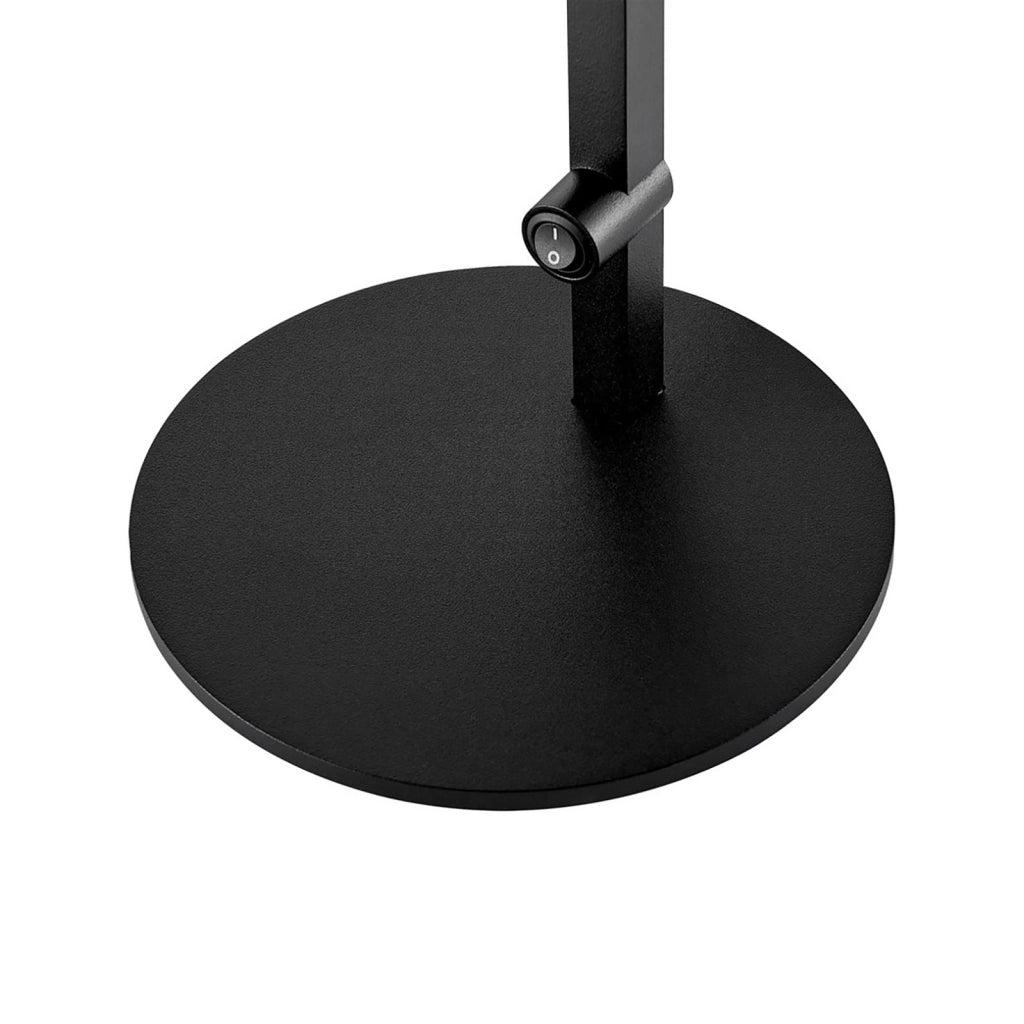Lampada LED da tavolo scrivania comodino GU10 elegante moderna luce orientabile salotto ufficio camera albergo 230V NERO