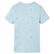 Maglietta da Bambino Azzurra 116