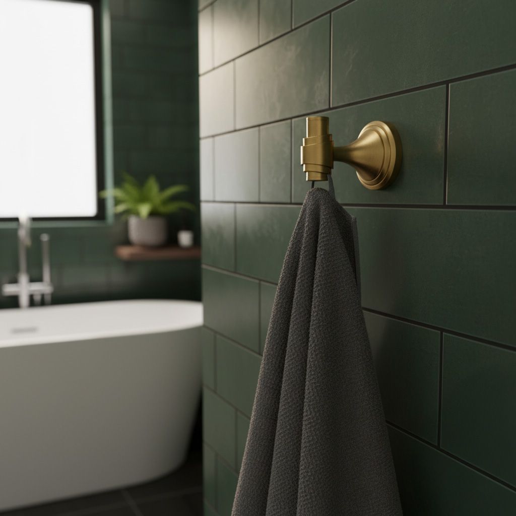 Appendiabiti Da Bagno 16101 Aristo Brushed Gold