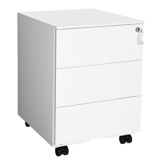 Armadio portadocumenti VALORA con cassetti con serratura - Bianco OFC63WT