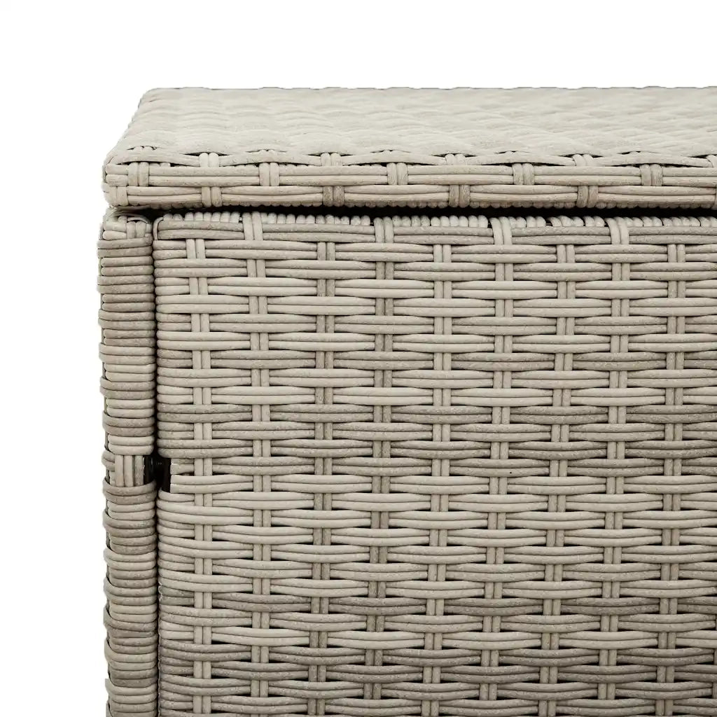 Baule da Giardino Grigio Chiaro 220x50x58 cm in Polyrattan CFW3933202