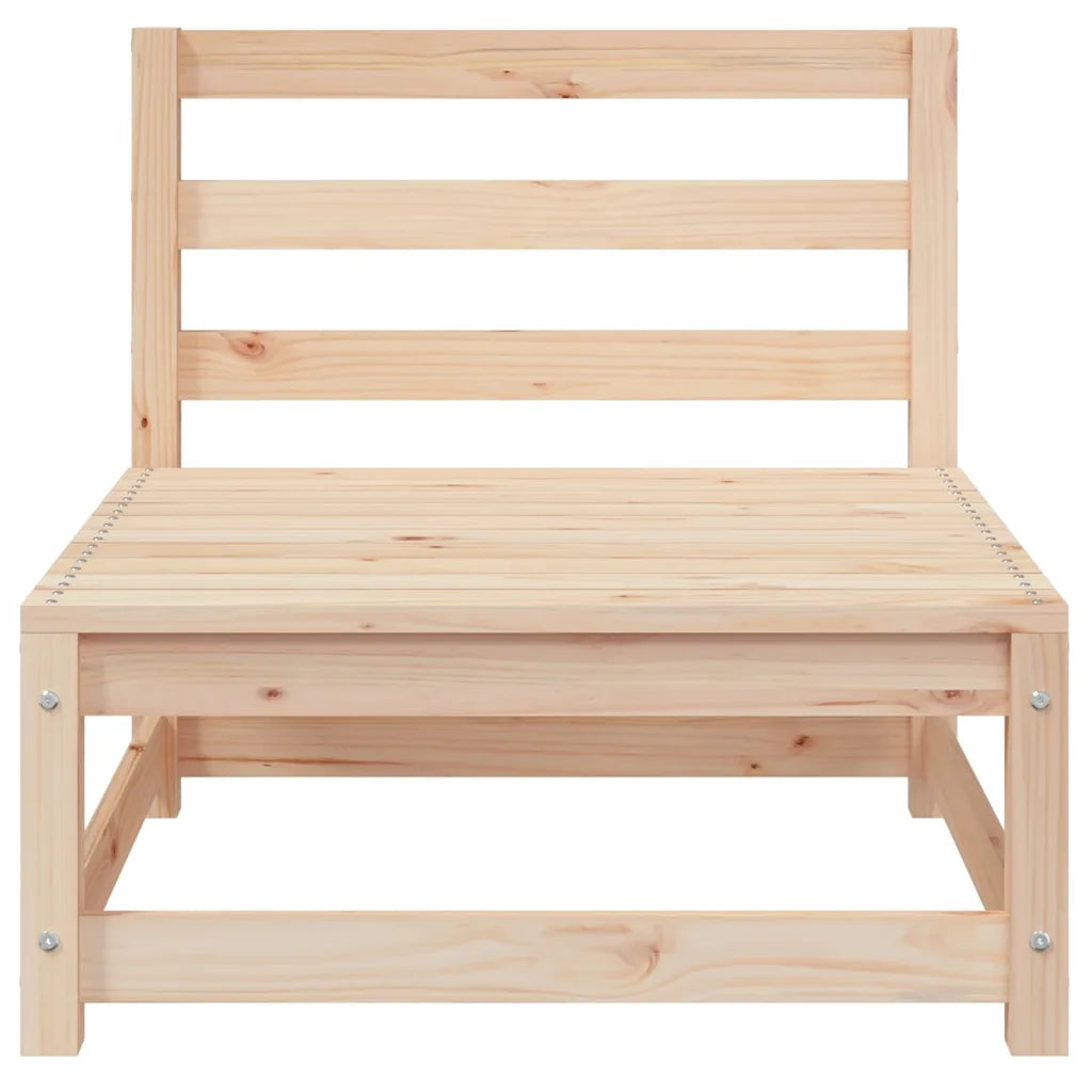 Salotto da Giardino-Set Divani da Giardino 2 pz con Cuscini Legno Massello Pino