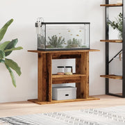 Supporto per acquario in legno antico 80x35x60 cm in legno ingegnerizzato 857272