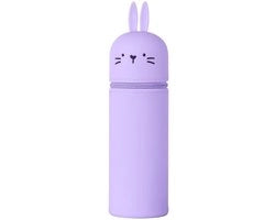 Etui Dierenvormig per Penna per Bambini e Bambine con Cerniera a Slittone Silicone Soft Kawaii Cattivissimo