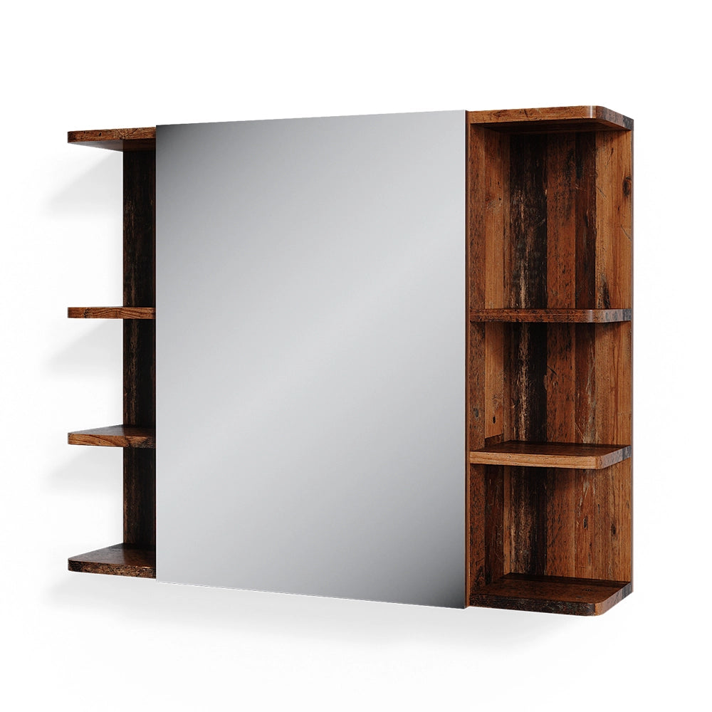 Vicco Specchio contenitore bagno Legno antico 79.6 x 64 cm