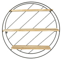 Mensola Scaffale Da Parete in Metallo Casa Cucina Salone Mensole 3 Ripiani