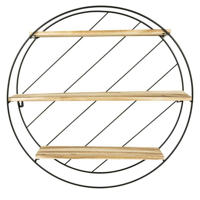 Mensola Scaffale Da Parete in Metallo Casa Cucina Salone Mensole 3 Ripiani