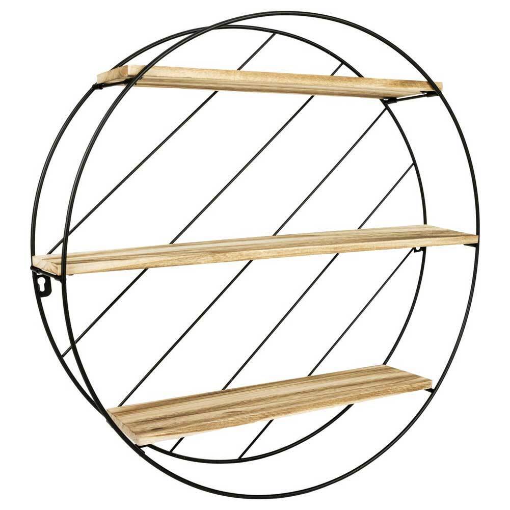 Mensola Scaffale Da Parete in Metallo Casa Cucina Salone Mensole 3 Ripiani