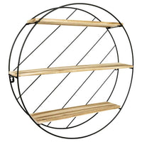 Mensola Scaffale Da Parete in Metallo Casa Cucina Salone Mensole 3 Ripiani