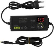 Regolatore di alimentazione per motori - Adattatore - Tensione regolabile - Display LED - Per monitor LCD - Alimentazione flessibile - Adatto per strisce LED -