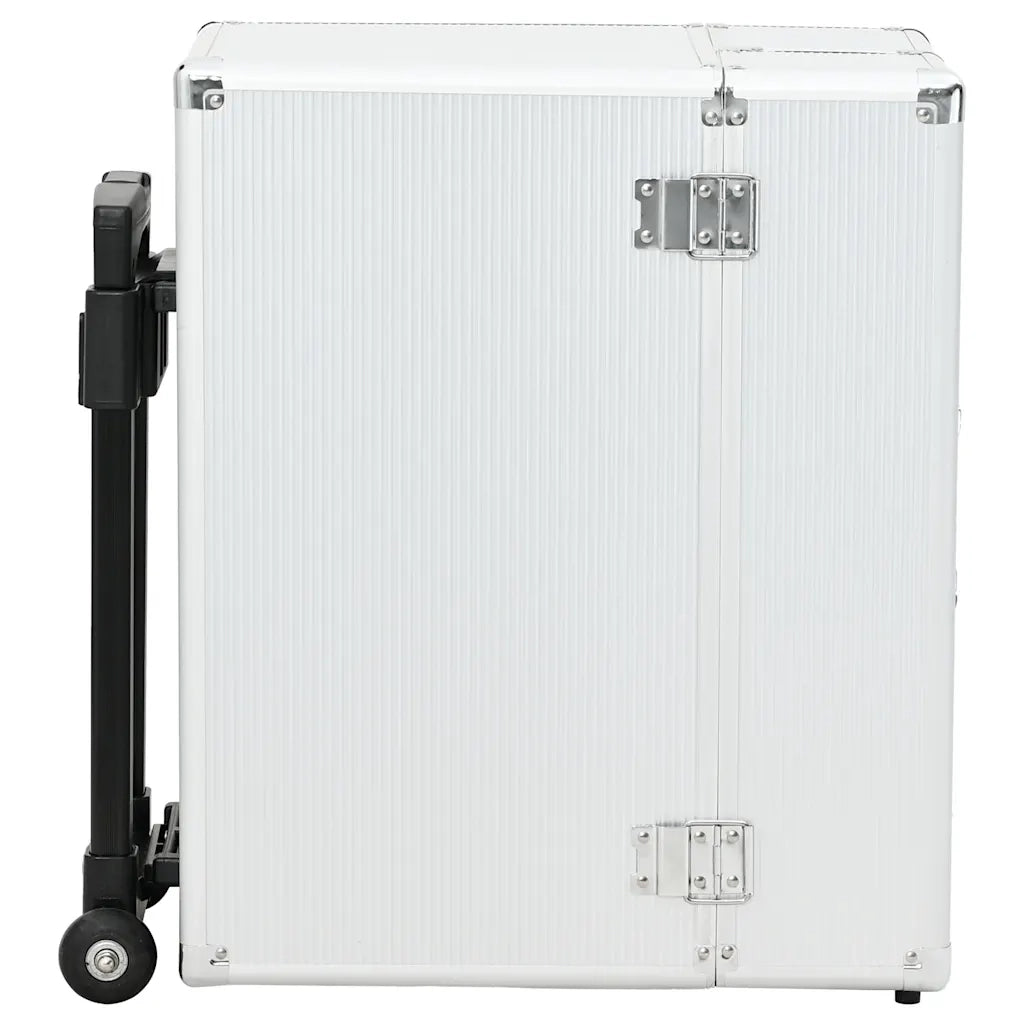 Valigia Trolley Pilota 47x39x27 cm in Alluminio Argento 91844