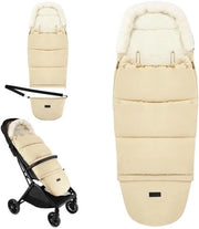 Sacchetto per piedi 2-in-1 per passeggino - Impermeabile - Adatto per seggiolini auto e slittini