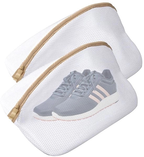 Set di lavaggio per scarpe con chiusura a raccordo - 2 pezzi - materiale riciclabile - 24x24x40cm - realizzato in poliestere