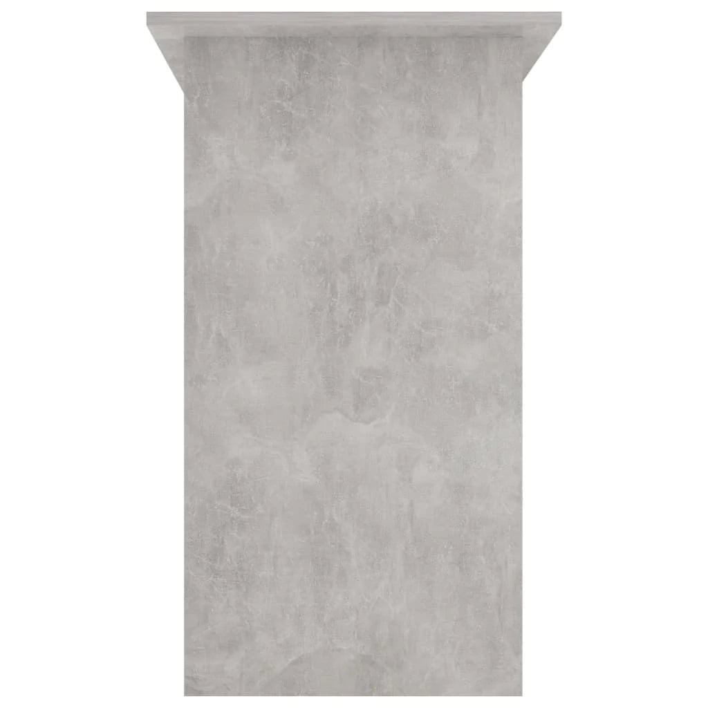 Scrivania tavolo postazione di lavoro mobile per computer studio 80 x 45 x 74 cm legno ingegnerizzato grigio 02_0023847