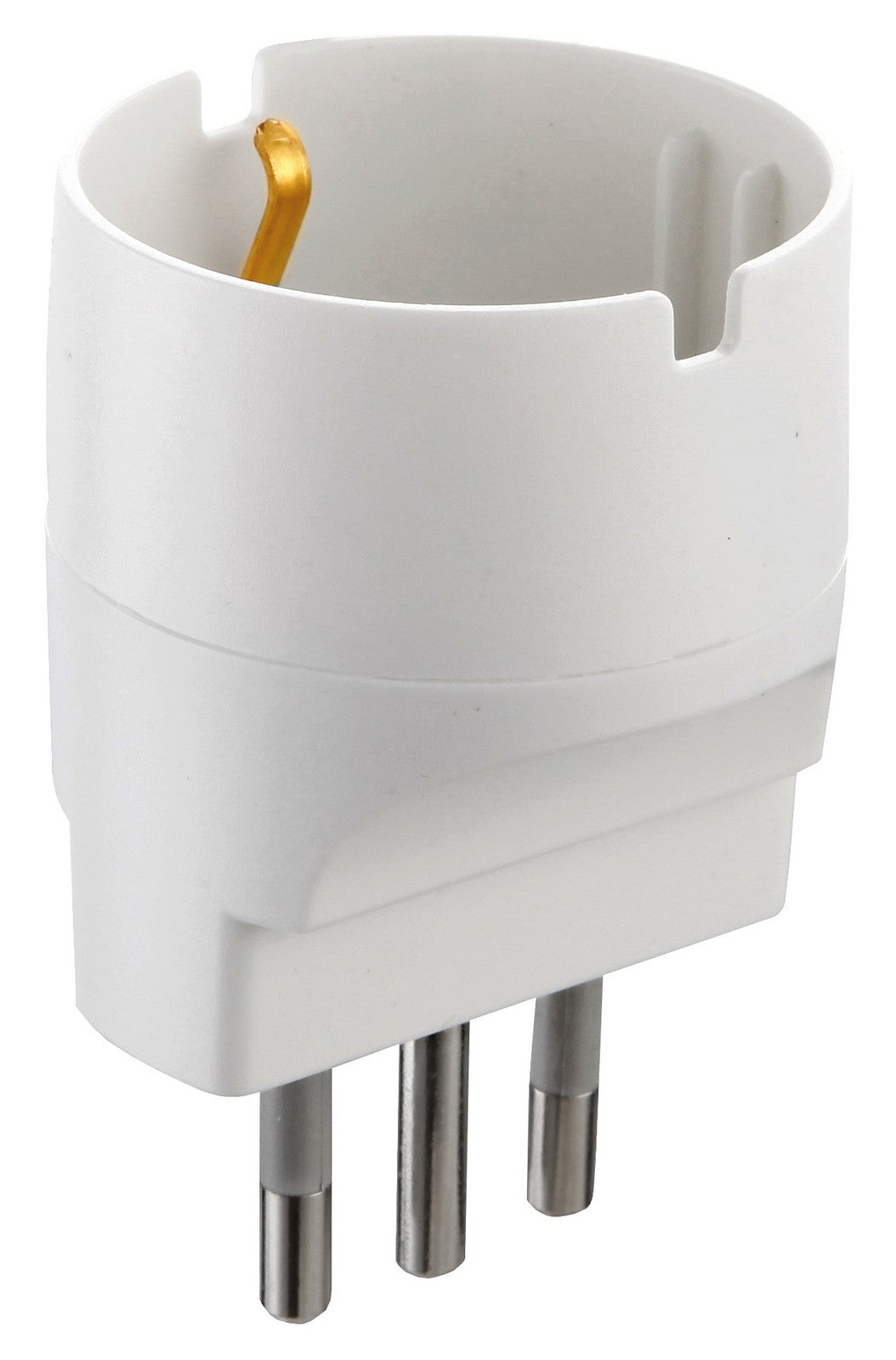 adattatore schuko 10a fig.8 bianco cod:ferx.36167