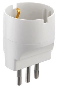 adattatore schuko 10a fig.8 bianco cod:ferx.36167