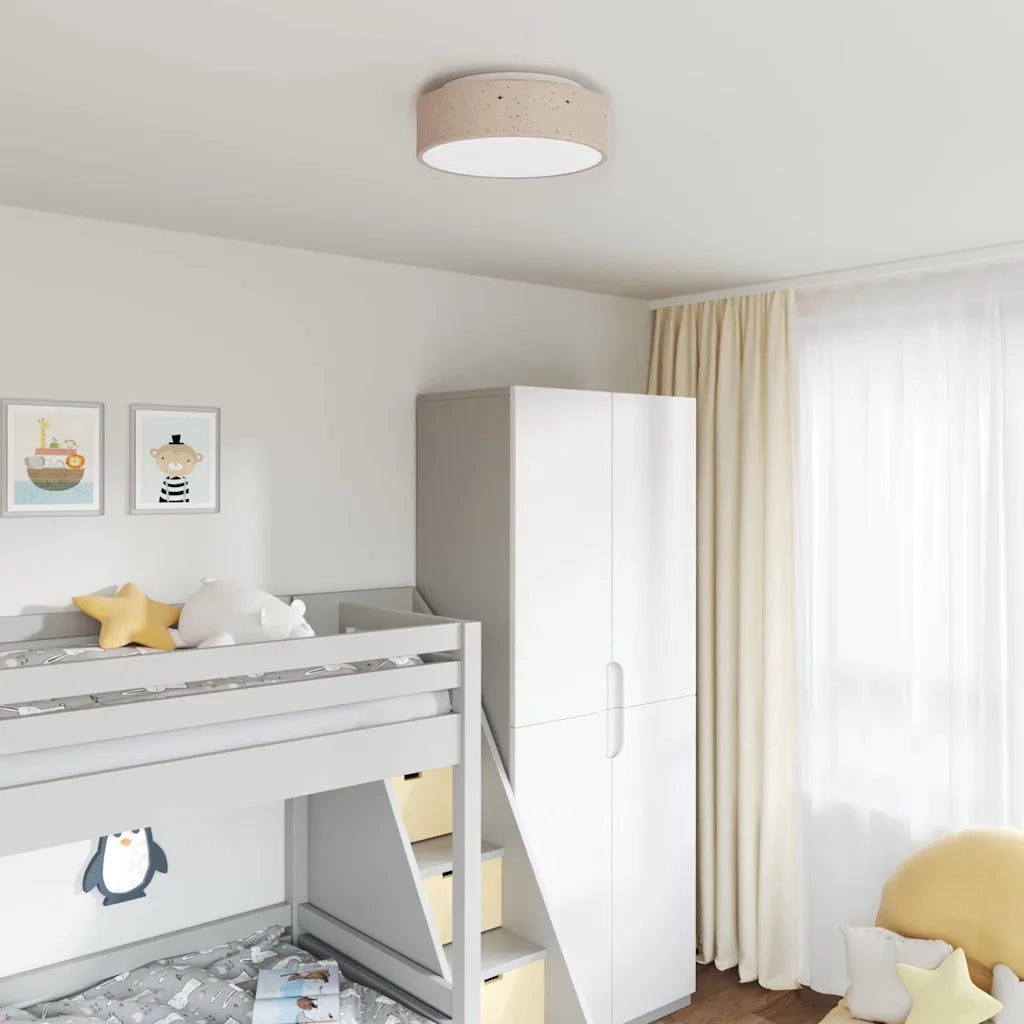 Lampada da soffitto Talpa 38 x 38 x 13,5 cm Tessuto CFW1516099