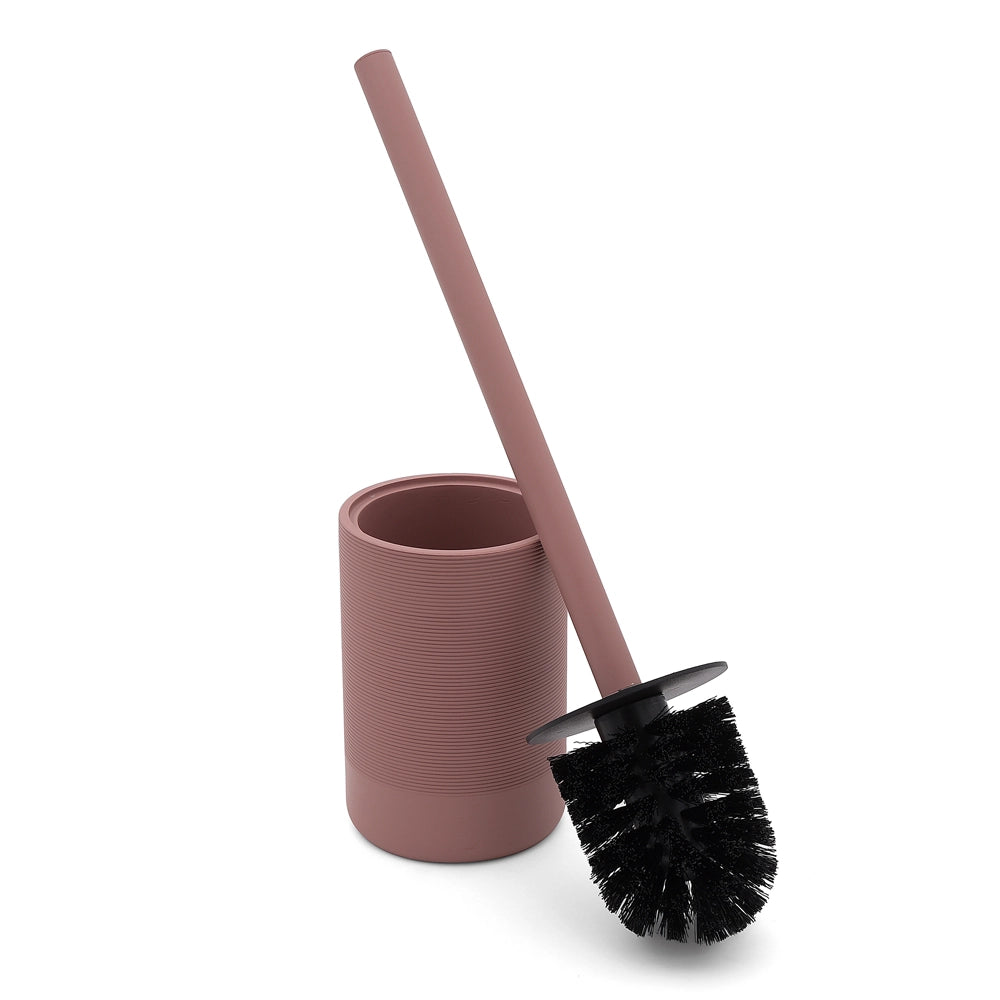 Set accessori bagno 4 pezzi in poliresina terracotta Marica