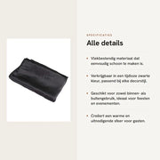 Tappeto per tavolo resistente ai graffi - 149 x 322 cm - Poliestere - Lavabile - Ideale per festa e cena - Crea un'atmosfera accogliente - Copertura per tavolo