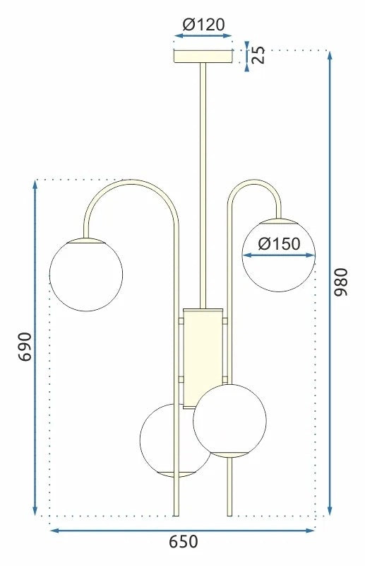 Lampada APP1003-6CP